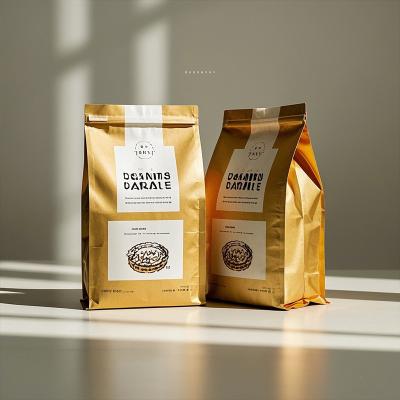 China ​High-Barrier Custom Mylar Bags - BOPET Reusable Packaging For Roasted Coffee & Retail Food Storage for sale