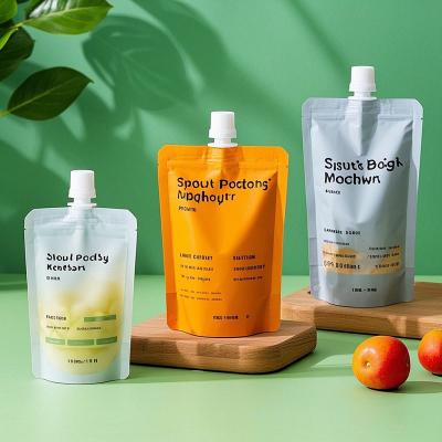 China Spout Pouch Manufacturer | Customizable Stand-Up Pouch with Spout for Food/Beverage/Cosmetics | Eco-Friendly Leak-Proof Packaging  for sale