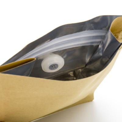 China Freshness-Preserving Valve Function Eight Sides Sealed Plastic Coffee Bag for Fresh Coffee Beans zu verkaufen