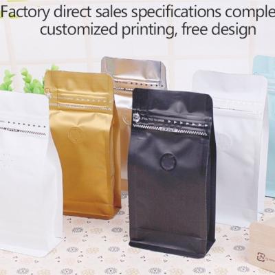 China Moisture Proof Flat Square Bottom Bags - 5 OZ to 35 OZ Sizes Available for sale