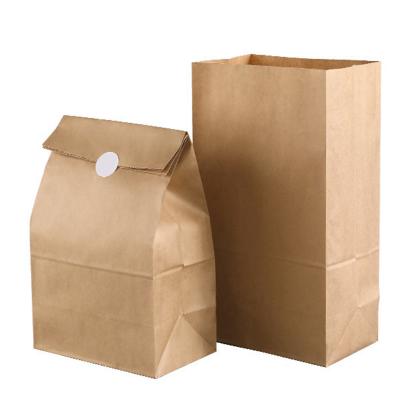 China #4 Recyclable Luxury Custom Shopping Kraft Paper Bag With Custom Logo Printing China Supply For Bread for sale