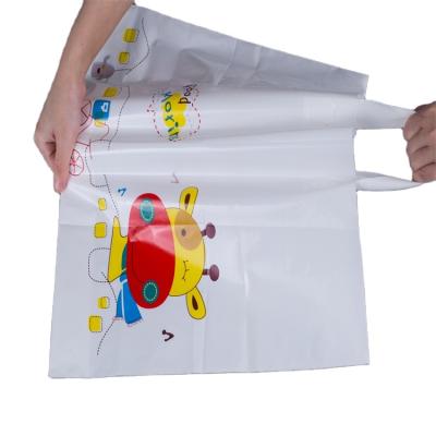 China New Product Soft-loop Customeized Loop Soft Handle Plastic Shopping Bags Handle for sale