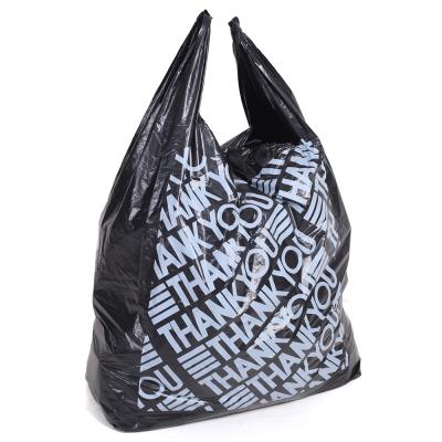 China New Recyclable Style Vest Handle T-shirt Plastic Bags For Supermarket Shopping Bag for sale