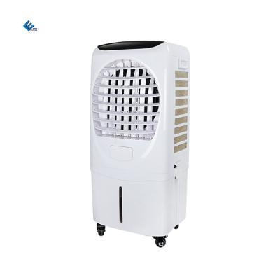 China Evaporative Mobile Air Cooling Fan Ionization Air Cooler Floor Type Evaporative Mobile Air Cooler for sale