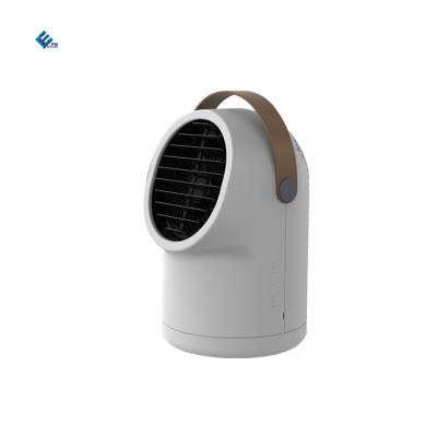 China Mini Air Cooler Water Curtain Air Cooler Portable Bladeless Fan USB Rechargeable Mini Conditioner for sale