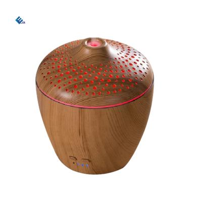 China Commercial Electric Wooden Household Air Fragrance Humidifier Aroma Essential Oil Nebulize Diffuser for sale