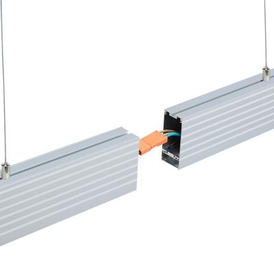 China Aluminum Car Park Wall Pendant Up Down Linear Strip Lighting System Recessed Linkable Led Linear Light for sale