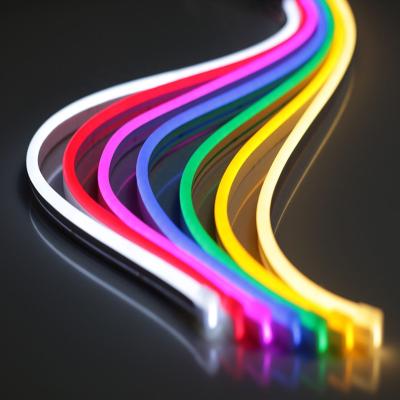 China Theme Park Decorative Flexible Neon LED Strip Light Outdoor Colorful Neon Strip Light for sale