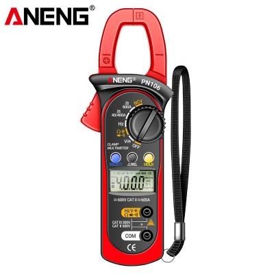 China ANENG PN106 Voice Clamp Meter CAT III 300V/CAT II 600V 600A AC/DC High Precision RMS Digital Multimeter On/Off True Current Voltage Tester for sale