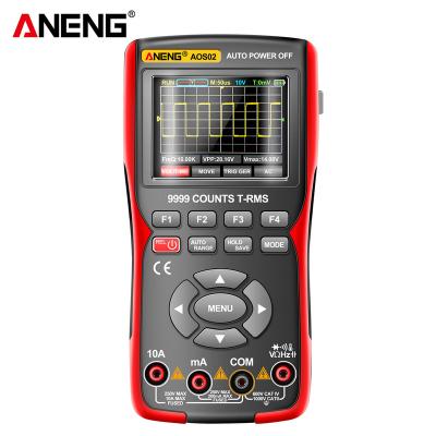 China ANENG AOS02 10MHZ Professional Oscilloscope Multimeter RMS 48MS/s True Analog Digital Sampling Rate Bandwidth Data Storage AOS02 for sale