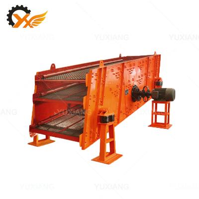 China New Design Stone Vibrating Screen Double Deck Dewatering Vibrating Screen for sale