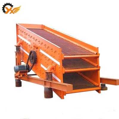 China Industrial Portable Fine Sand Three Deck Stone Vibrating Screen for sale