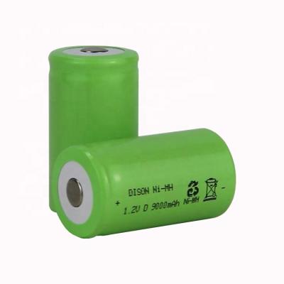 China High Temperature Ni-MH D 9000mAh Battery Cells for Emergency Lighting and Communication for sale