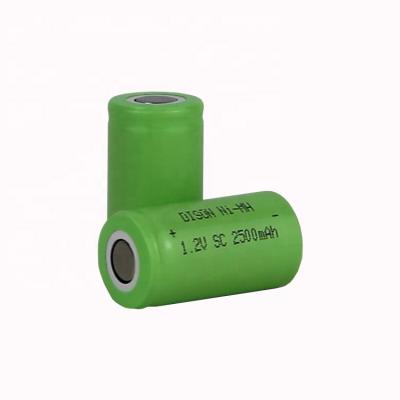 China SC Ni-Mh HRH23/43 2.5Ah High Temperature Rechargeable Battery Cells for Communication for sale