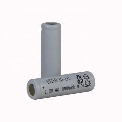 China High Temperature AA NICd KRH15/51 1.2V 1000mah Rechargeable Battery Cells for sale