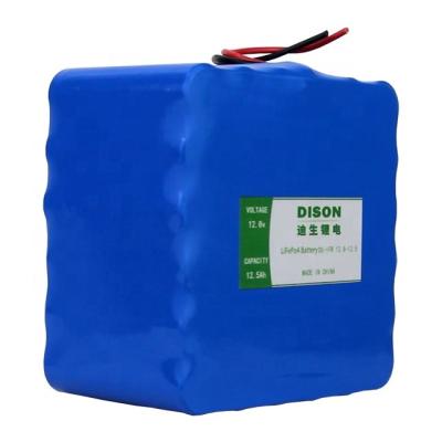 China Low temperature 12.8V 12.5Ah 160Wh LiFePo4 Lithium Ion Phosphate Battery Pack for Solar Street Lighting for sale