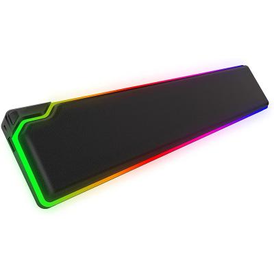 China Luminous Gaming Keyboard Wrist Rest New RGB Mechanical Keyboard Wrist Pad for sale