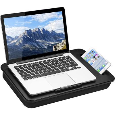 China New Arrival 2022 Portable Lap Laptop Notebook Desk Portable With Pillow Cushion for sale