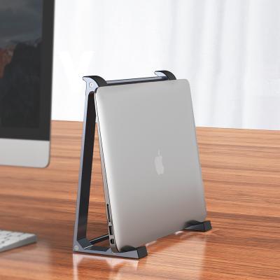 China Other Laptop Stand Aluminum Alloy Portable Vertical Laptop Stand For Laptop Stand Notebook Cooling Stand for sale