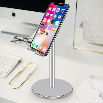 China Metal Mobile Phone Holder For Desktop Aluminum Phone Tablet Adjustable Desk Holder for sale