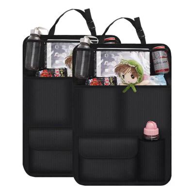 China Business / Luxury Amazon Car Backseat Organizer With Touch Screen Tablet Pocket For Kids for sale