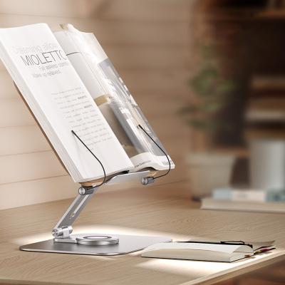 China 360 Degree Rotating 2022 New Arrival Adjustable Book Stand For Children Study Bookends Rotatable Book Stand Holder for sale