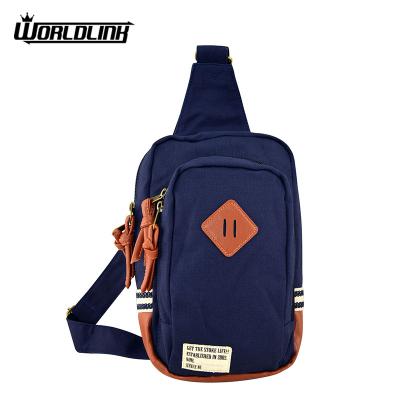 China Triangle Canvas Sling Trunk Body Backpack Cross Bag For Bicycle Sport for sale