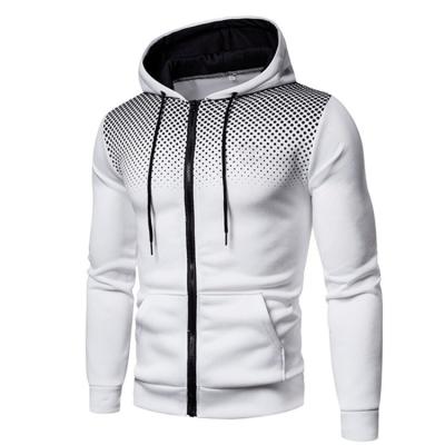 China new Autumn Winter Fashion Casual Anti-wrinkle Cardigan men's polyester Hoodie jackets cardigan clothing with zipper for sale