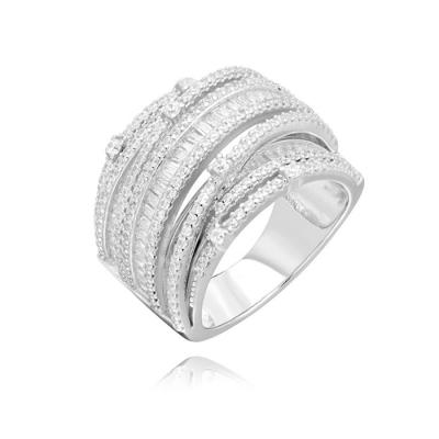 China Fashion Ladies Cross Mens Jewelry Ring S925 Sterling Silver X Classic TRENDY for sale