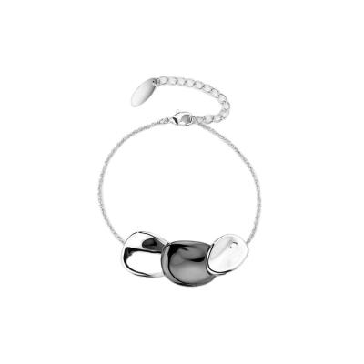 China Newcomer TRENDY Fashion and S925 Elegant Ladies Sterling Silver Two Tone Bracelet for sale