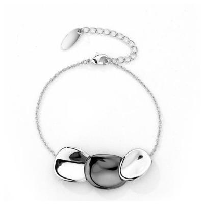 China New come FASHIONABLE S925 Sterling Silver Ladies Girls Two Tone Jewelry Bracelet for sale