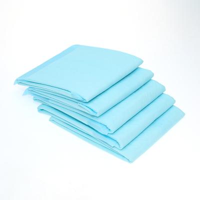 China High Absorbent Personal Care Blue Hospital Printed Medical Disposable Adult Underpad for sale