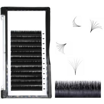 China Cashmere Stable Easy Fan Loop Russian Volume Lash Extension Private Label Easy Fanning Eyelash Extension Fan Easy Eyelash Extension for sale