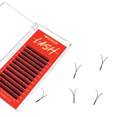 China Feather YY Shape Hand - Woven Mink Eyelash Extension Soft Lightweight Natural Makeup Premium for sale