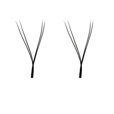 China Long Natural Eyelash Maker Custom YY Shape Lash Eyelash Extension Y Wick C Professional Curl Lash Extensions for sale