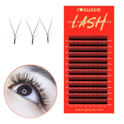 China Long Natural Eyelash Y Shape Eyelash Extension Wholesale YY Lash 0.05mm 0.07mm YY Lash Extensions Private Label for sale