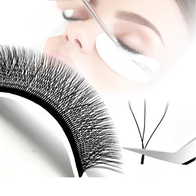 China Comfortable Thick High Quality 3D WW Style False Volume Lashes Natural Eyelash Extension False Eyelash Volume Handmade Fans For Makeup for sale