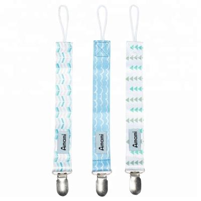 China BPA Free Factory Outlet Custom Teething Eco-Friendly Cute Design Stylish Pacifier Clip For Baby for sale