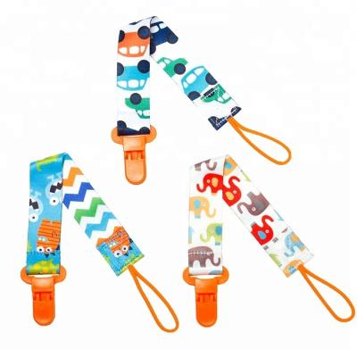 China Hot Sale Baby Silicone Pacifier Holder Cute Eco-Friendly BPA Clip Free for sale