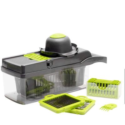 China Chrt Sustainable Kitchen Tools 2021 Multifunctional Vegetable Cutter Kitchen 11 In 1 Multifunctional Fruit Cutter Vegetable Chopper For Kitchen for sale