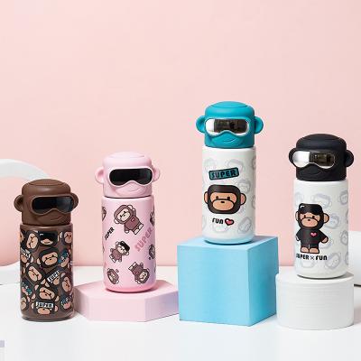 China Viable Chaoku Personalized Portable Cute Creative Cup 316 Stainless Steel Student Drinks Cup Monkey Small for sale