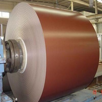 China Customized Width Alloy 3105 H24 PVDF Painted Aluminum Coil for Composite Panel Building for sale