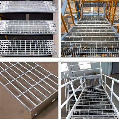 China Building Material Press Locked Welded Serrated Galvanized Bar Grating Carbon Steel Grid for sale