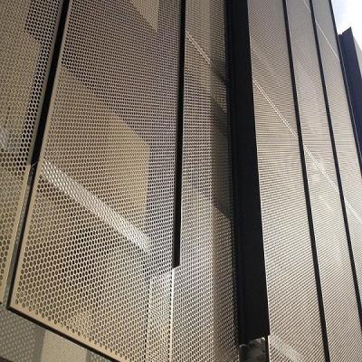 China Hexagonal Hole Shape Widely Used Aluminum Perforated Metal Panel Galvanized Stainless Perforated Plate Sheet for sale