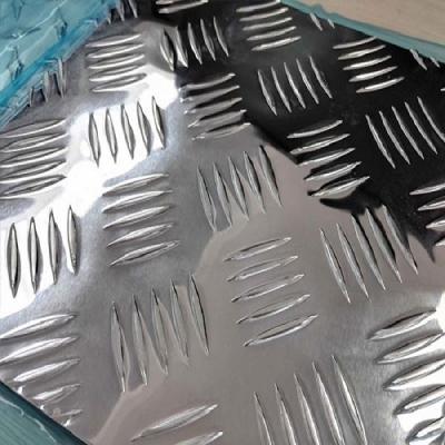 China DC/Cc Processed 3003/5052 Aluminum Checkered Plate with Embossed Diamond Pattern for sale