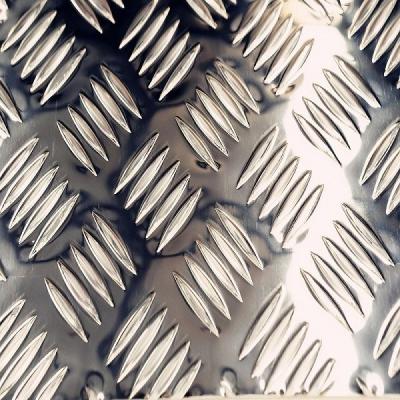 China DC or CC Processing 3003 5052 6061 Aluminium Tread Checkered Plate Coil for Floor for sale