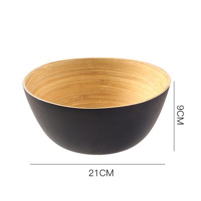 China New Product ZM1013 Best Choice Disposable Eco Friendly Health Care Vietnam Natural Organic Spun Bamboo Bowls for sale