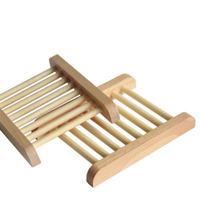 China ZM1017 Natural Bamboo Fiber Shower Soap Holder Handmade Simple Portable Bamboo Wood Soap Holder Viable For Bathroom for sale