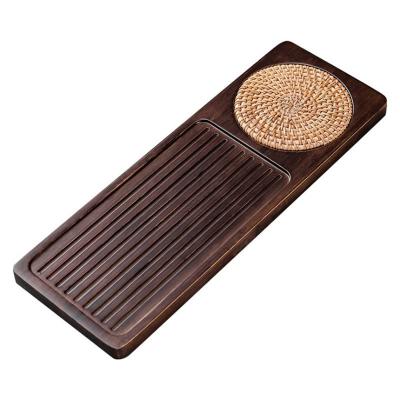 China Sustainable Tea Serving Tray For Chinese Kungfu Bamboo Tea Ceremony Trays for sale