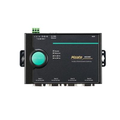 China 1 2 and 4-port Standard Serial Port to Ethernet Modbus Gateway MGATE MB3180 for MOXA for sale